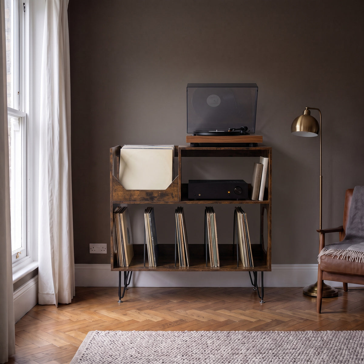 The Cotswold Compact Record Cabinet