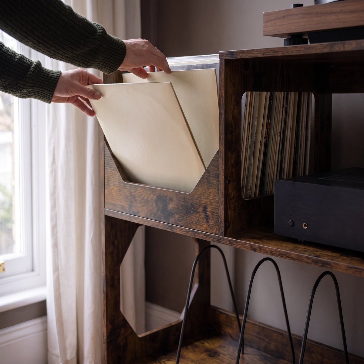 The Cotswold Compact Record Cabinet
