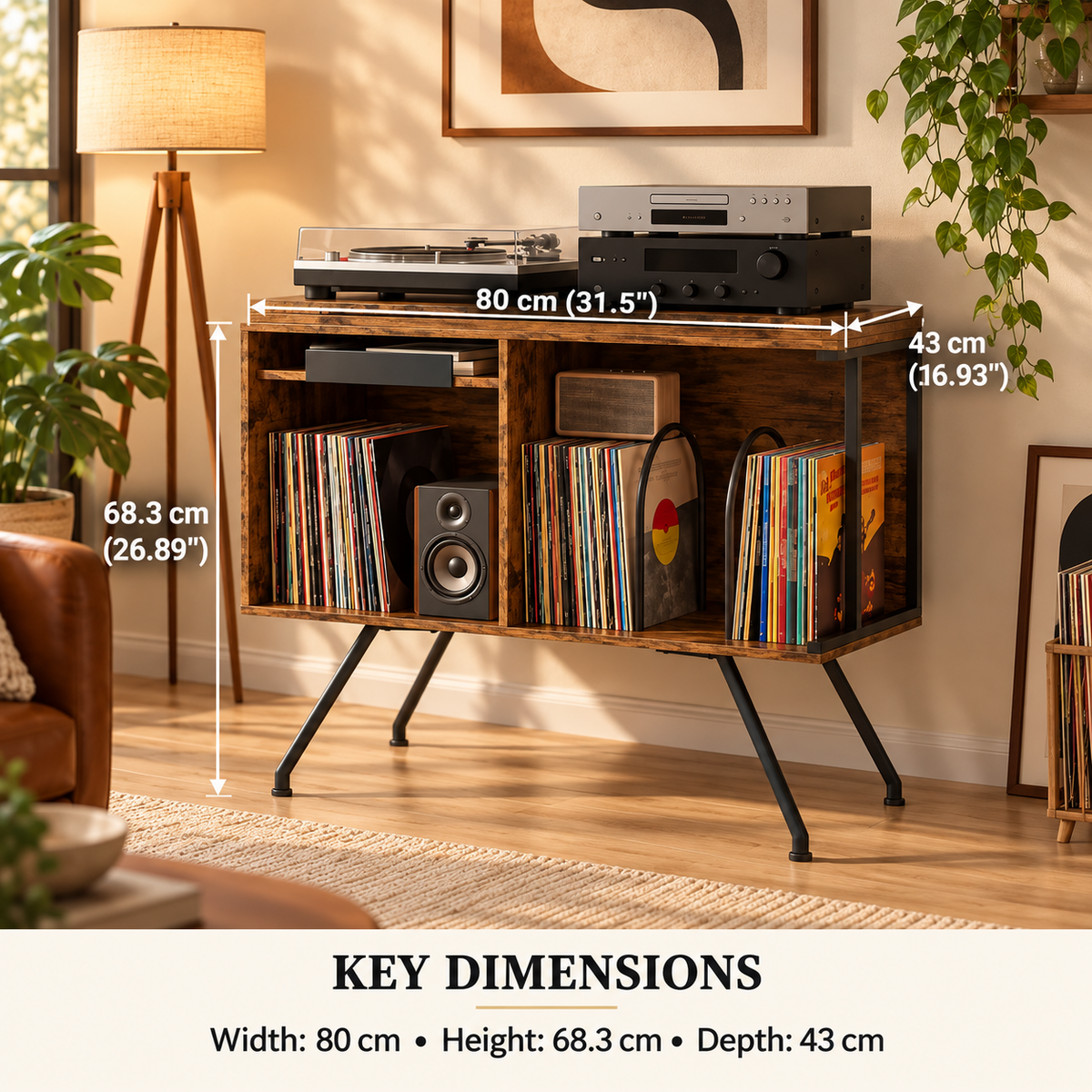 The Soho Turntable Cabinet