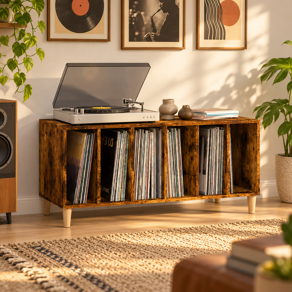 The Kensington Mesh Record Cabinet