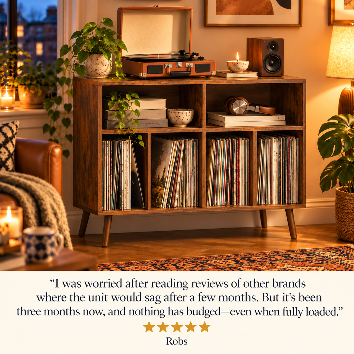 The Hampstead Vinyl Display Cabinet