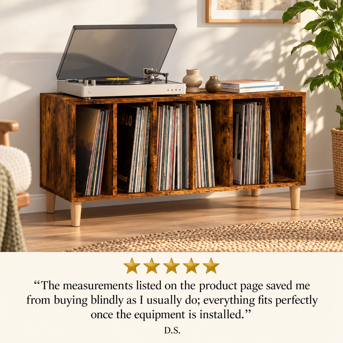 The Kensington Mesh Record Cabinet