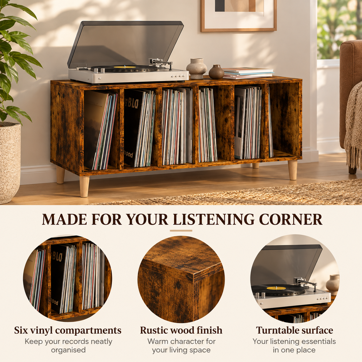 The Kensington Mesh Record Cabinet