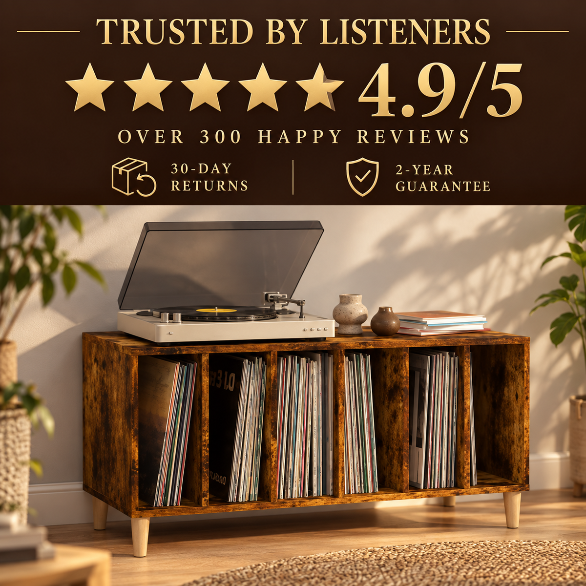 The Kensington Mesh Record Cabinet