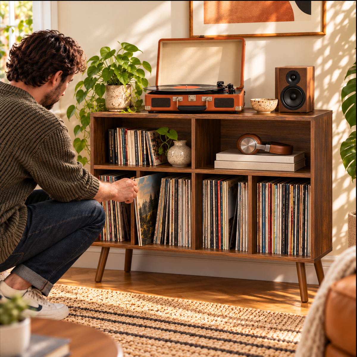 The Hampstead Vinyl Display Cabinet